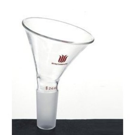 SYNTHWARE FUNNEL, POWDER, 60° OFFSET, 24/40, TOP DIAMETER 100mm F394100
